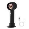 Portable Handheld Fan Rechargeable Pocket Personal Fan Quiet Desk Phone Holder Fan with 3 Speeds Removable Base for Commute Office Outdoor Indoor