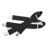 Men’s X-Back Suspenders Solid Braces Suspenders Heavy Duty 4 Clasps Adjustable Long Elastic Braces