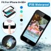 Waterproof Phone Case for iPhone 6 Plus/6S Plus IPX6 360° Full Sealed Phone Protective Case Shockproof Dustproof Sandproof Cover