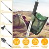 6-in-1 Multi Tool Survival Kit Shovel Knife Axe Saw Nail Puller w/ Pouch Outdoor Gear Camping