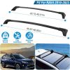 Car Roof Rack Cross Bars Aluminum Alloy Cargo Carrier Rooftop Crossbars Fit for Toyota RAV4 2019-2024 with Side Rails for Cargo Carrier Bag Kayak Bike
