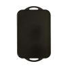 Deluxe Cast Aluminum Reversible Grill Griddle, Black