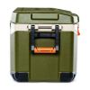 52 qt. Hard Surface Refrigerator Cooler, Green and Orange