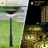 4Packs Solar Pathway Light Color Changing Garden Light Landscape Stake Ornamental Light for Yard Patio Lawn